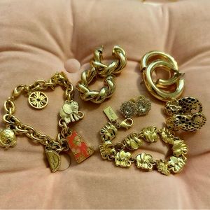 Lot of 6 pieces of Lilly Pulitzer jewelry 4 earrings and 2 bracelets